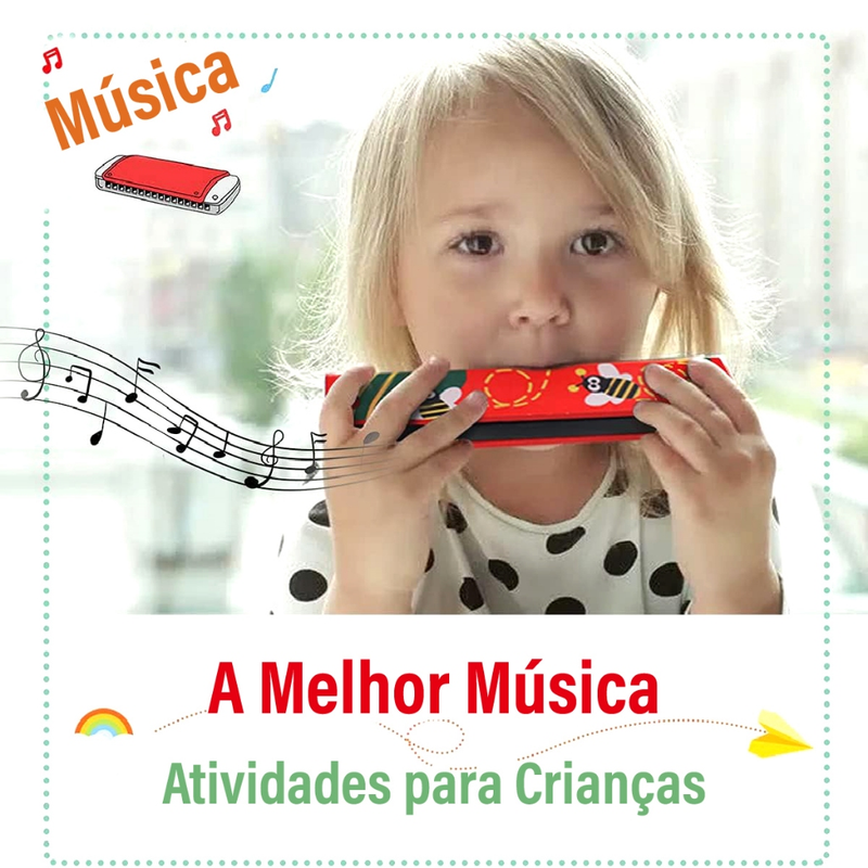 Brastoy Conjunto De Instrumentos Musicais De Percussão Infantil Brinquedos Educativos Musicais