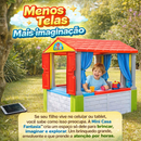 Casinha Infantil Grande com Porta e Janelas | Brinquedo Educativo Criança | Fácil Montagem | Mini Casa Fantasia