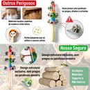 Brastoy Conjunto De Instrumentos Musicais De Percussão Infantil Brinquedos Educativos Musicais