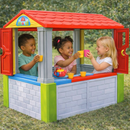 Casinha Infantil Grande com Porta e Janelas | Brinquedo Educativo Criança | Fácil Montagem | Mini Casa Fantasia