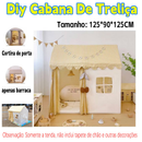 Casinha Jogo Secret Base Children's Tent House Toy House(Sem luzes LED)
