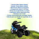 Mini Moto Elétrica Infantil Motinha Triciclo com Luz e Som Bateria Recarregável Até 50kg