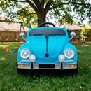 Carro Carrinho Fusca Elétrico Motorizado 12V Azul Veículo Para Crianças - Unitoys