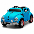 Carro Carrinho Fusca Elétrico Motorizado 12V Azul Veículo Para Crianças - Unitoys