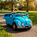 Carro Carrinho Fusca Elétrico Motorizado 12V Azul Veículo Para Crianças - Unitoys